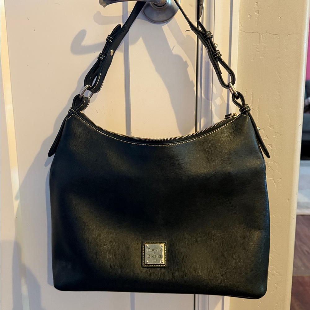 Dooney & Bourke Black Leather Shoulder Bag